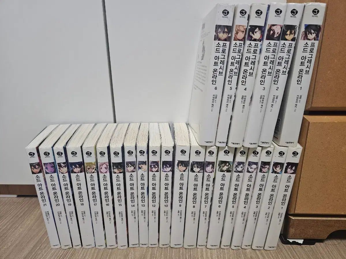 Sword Art Online 1-21巻セット(11巻なし)+プログレッシブ 1-6巻