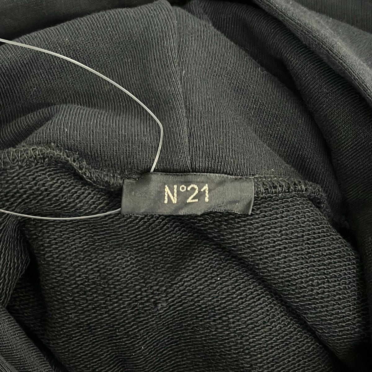 N゜21(ヌメロ ヴェントゥーノ) パーカー サイズ14 XL レディース - 黒 