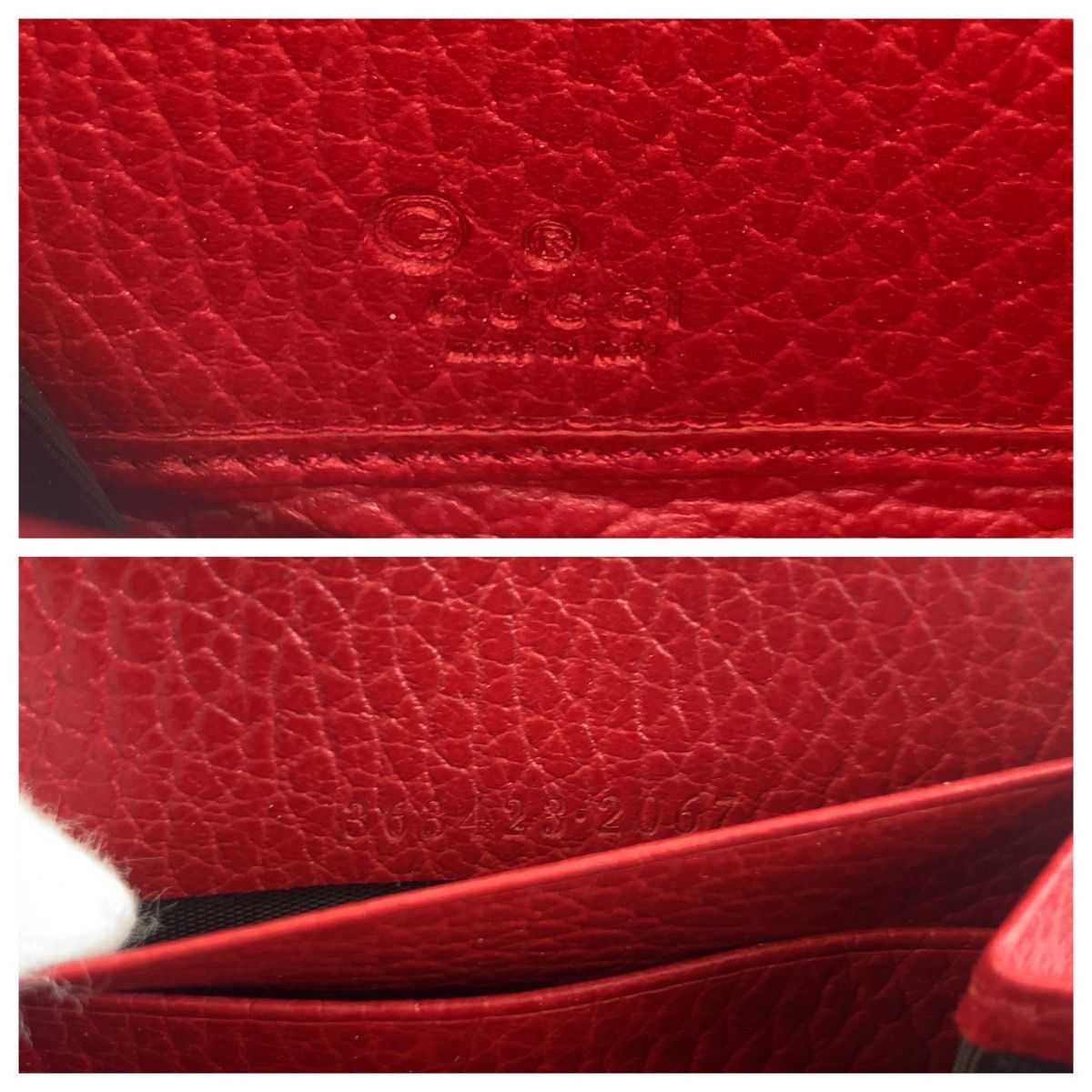 美品 GUCCI グッチ ベージュ レッド ゴールド金具 GGキャンバス 363423 美品 GUCCI グッチ ベージュ レッド ゴールド金具 GGキャンバス 363423