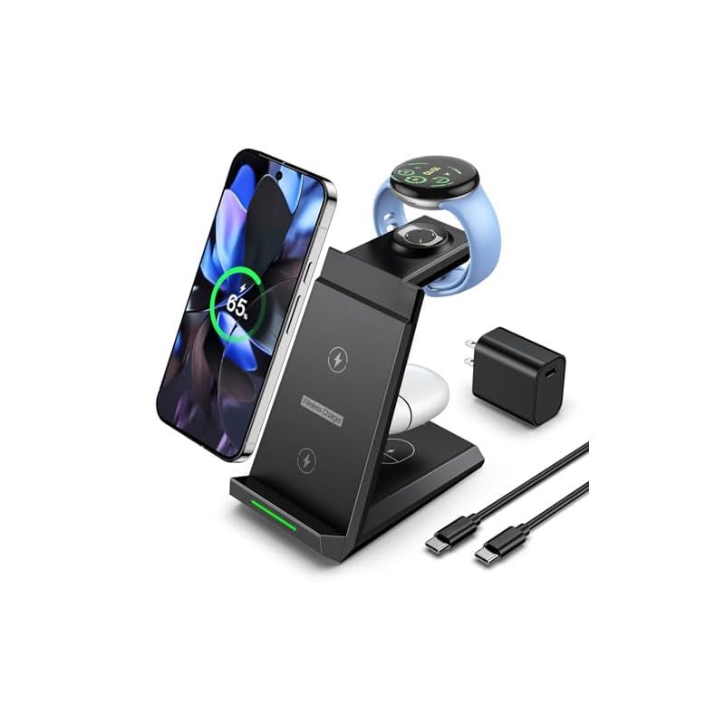 NANAMI Google Pixel用 3in1 ワイヤレス充電器 15W高速充電 - メルカリ