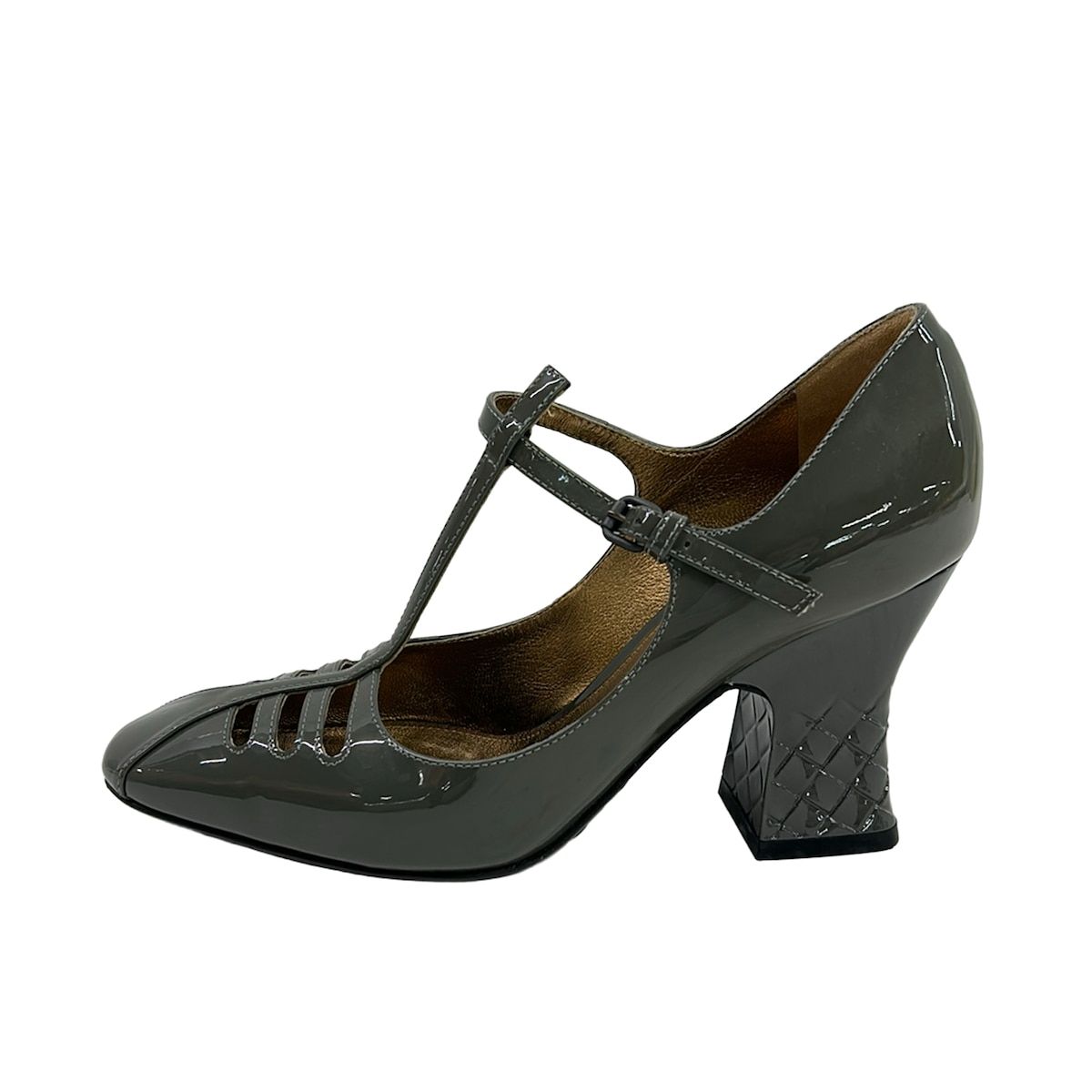 【美品✨】 ボッテガヴェネタ パンプス イントレチャート ポインテッドトゥ 37 BOTTEGA VENETA(ボッテガヴェネタ) パンプス 35 1/2 レディース