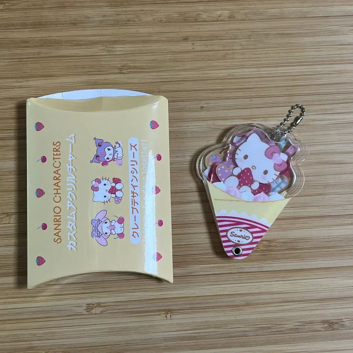 希少　サンリオ　ハローキティ　デザートキーホルダー　パフェ　イチゴキティ　当時物 ハローキティ いちご パフェ アークス キーホルダー - メルカリ