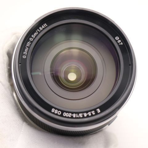 超美品 SONY E18-200mm F3.5-6.3 OSS SEL18200 標準ズームレンズ E