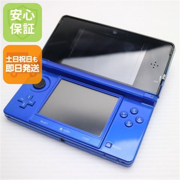 良品中古 ニンテンドー3DS コバルトブルー 即日発送 game 任天堂 本体 土日祝発送OK 03000