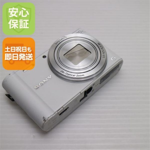 美品 DSC-WX350 ホワイト 即日発送 デジカメ SONY 本体 土日祝発送OK 03000