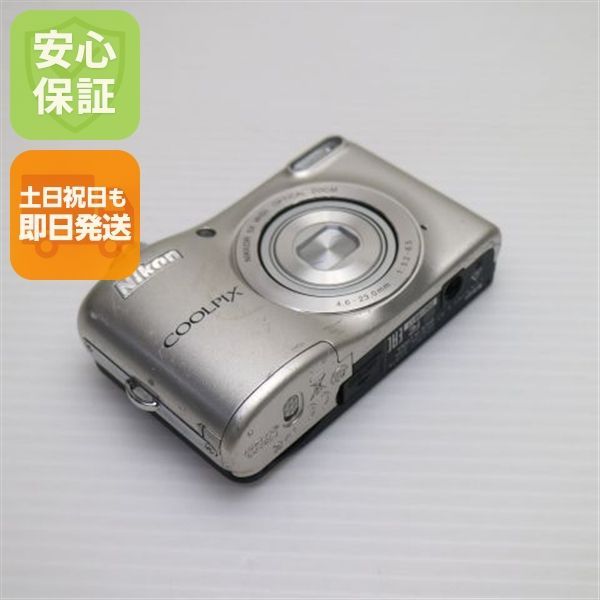 良品中古 COOLPIX L32 シルバー 即日発送 コンデジ Nikon 本体 土日祝発送OK 03000