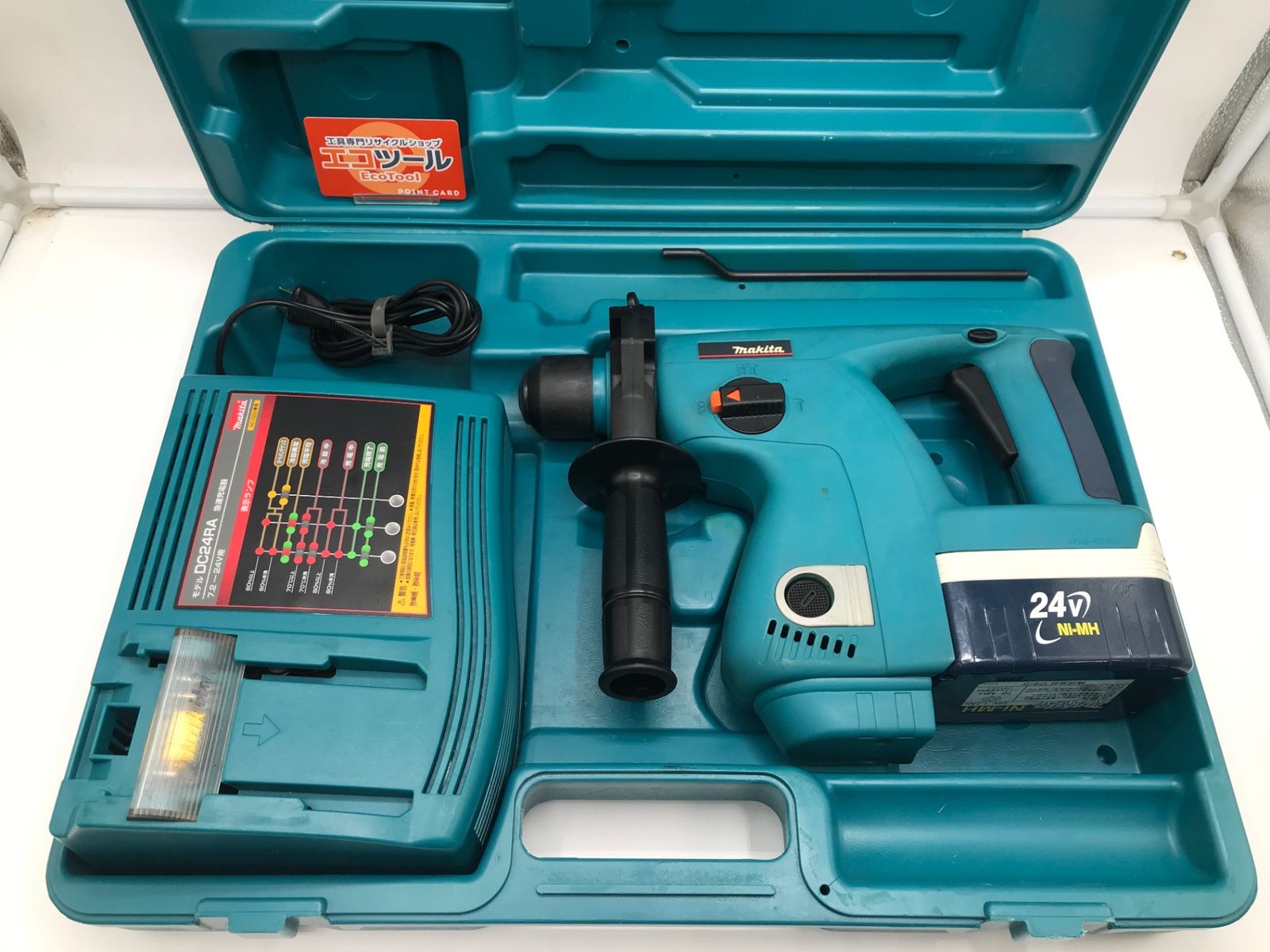 【中古品】Makita/マキタ HR200DRFSP 24v充電式ハンマドリル [IT_VQ4AW][岡岩][M05]