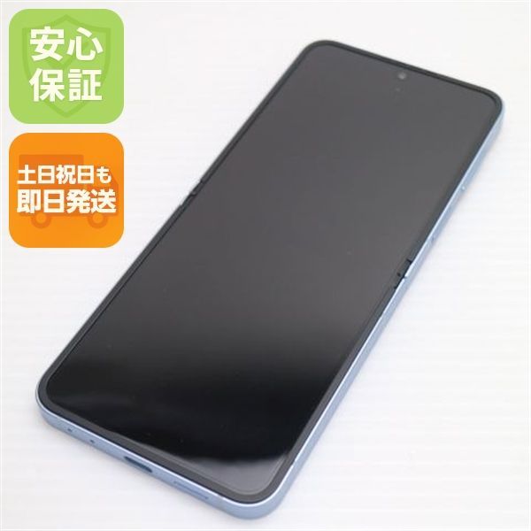 美品 SIMフリー Galaxy Z Flip6 256GB ブルー スマホ SAMSUNG 即日発送 土日祝発送OK 03000