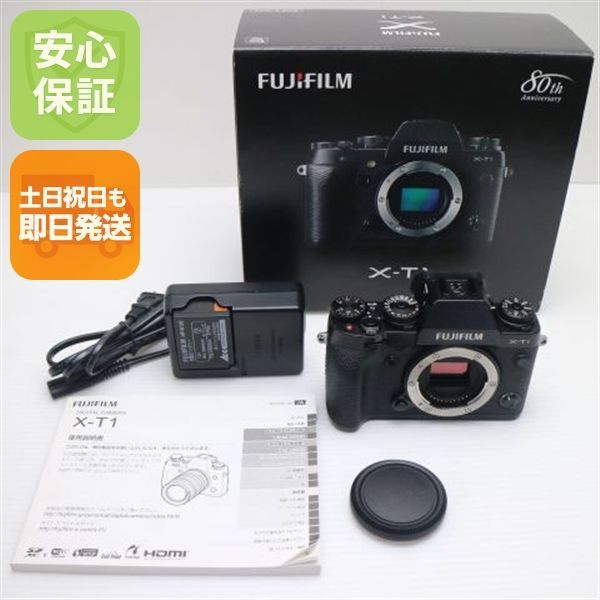 超美品 FUJIFILM X-T1 ブラック 即日発送 ミラーレス一眼 FUJIFILM
