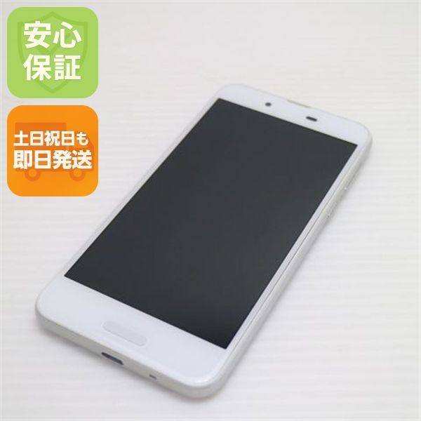 超美品 SHV40 AQUOS sense ホワイト スマホ 即日発送 スマホ 白ロム au