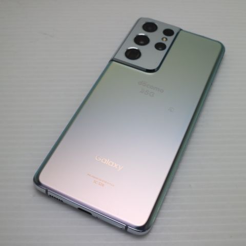超美品 SC-52B Galaxy S21 Ultra 5G ファントムシルバー 本体 即日発送