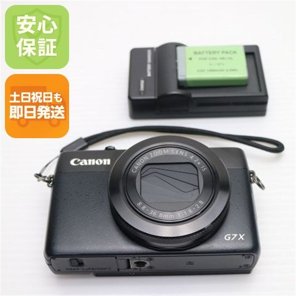 超美品 PowerShot G7 X ブラック 即日発送 デジカメ Canon 本体 土日祝発送OK 03000