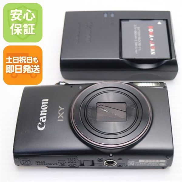 美品 IXY 650 ブラック 即日発送 コンデジ Canon 本体 土日祝発送OK 03000