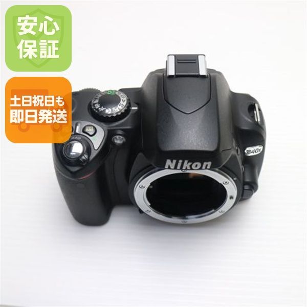 美品 Nikon D40x ブラック ボディ 即日発送 Nikon デジタル一眼 本体 土日祝発送OK 03000