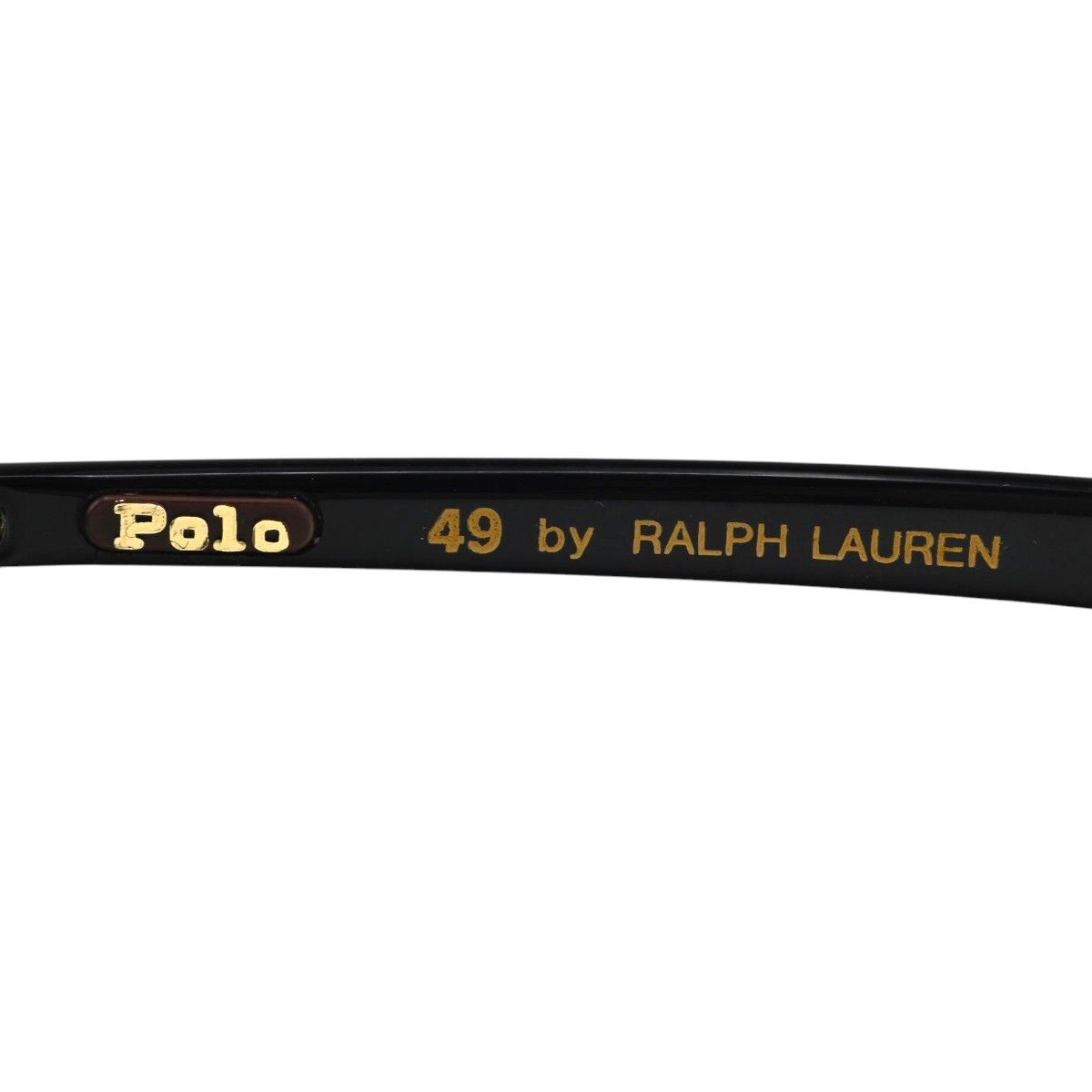 Polo by Ralph Lauren ポロバイラルフローレン セルフレーム サングラス 49 ブラック K2605-k062