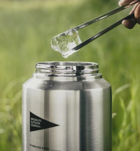BROOKLYN OUTDOOR COMPANY (BOC) ブルックリンアウトドアカンパニー サーモジャグ 2.5L 3.8L 保冷 保温 NY発 キャンプ アウトドア 真空断熱構造 (3.8L ブラック)pms c296393a
