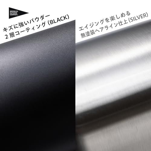BROOKLYN OUTDOOR COMPANY (BOC) ブルックリンアウトドアカンパニー サーモジャグ 2.5L 3.8L 保冷 保温 NY発 キャンプ アウトドア 真空断熱構造 (3.8L ブラック)pms c296393a