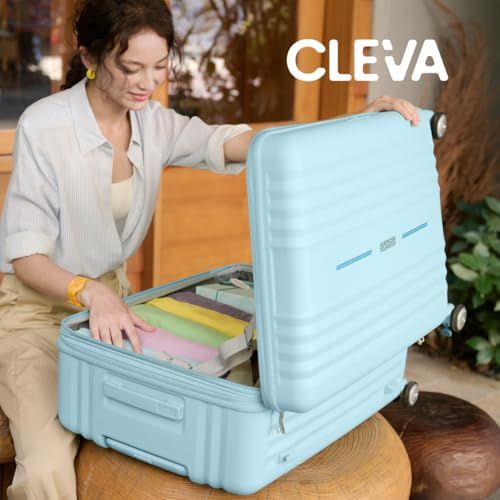 [アメリカンツーリスター] スーツケース キャリーケース オンライン限定モデル クレヴァ CLEVA スピナー68 Mサイズ 中型 4-6泊 20:80構造 エキスパンダブル 拡張機能付き ブレーキ付き サイドフック TSAロック 70(80 c2b51469