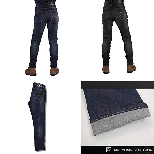 [KOMINE] バイク用 パンツ プロテクトジーンズ WJ-749 オールシーズン向け プロテクター CE規格 07-749 Deep Indigo Mpms a31c2b4c