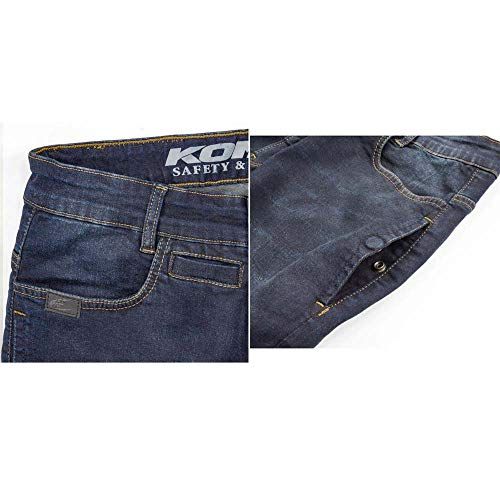 [KOMINE] バイク用 パンツ プロテクトジーンズ WJ-749 オールシーズン向け プロテクター CE規格 07-749 Deep Indigo Mpms a31c2b4c
