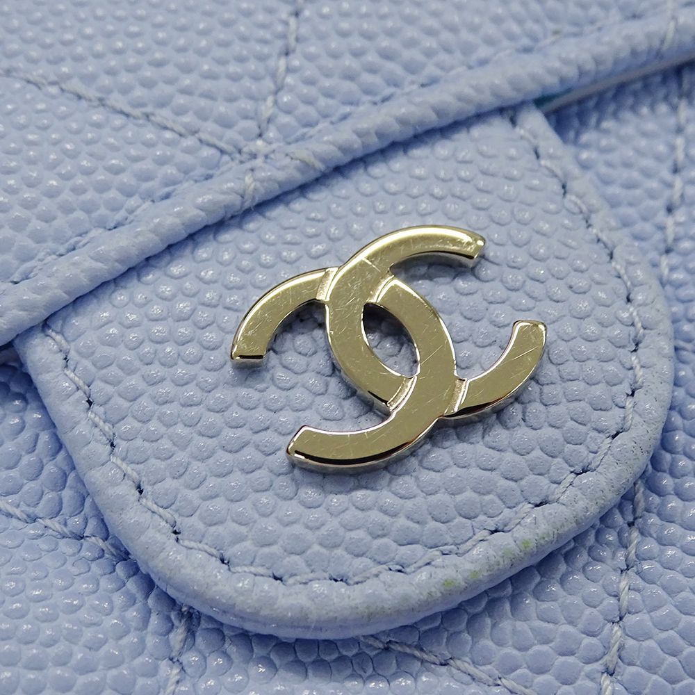 シャネル CHANEL 財布 レディース ブランド 三つ折り財布 キャビア
