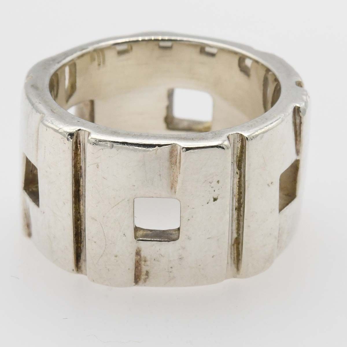 GUCCI グッチ リング モダニストワイドリング 12.5号 925 14.8g アクセサリー 箱 保管袋 H23068!