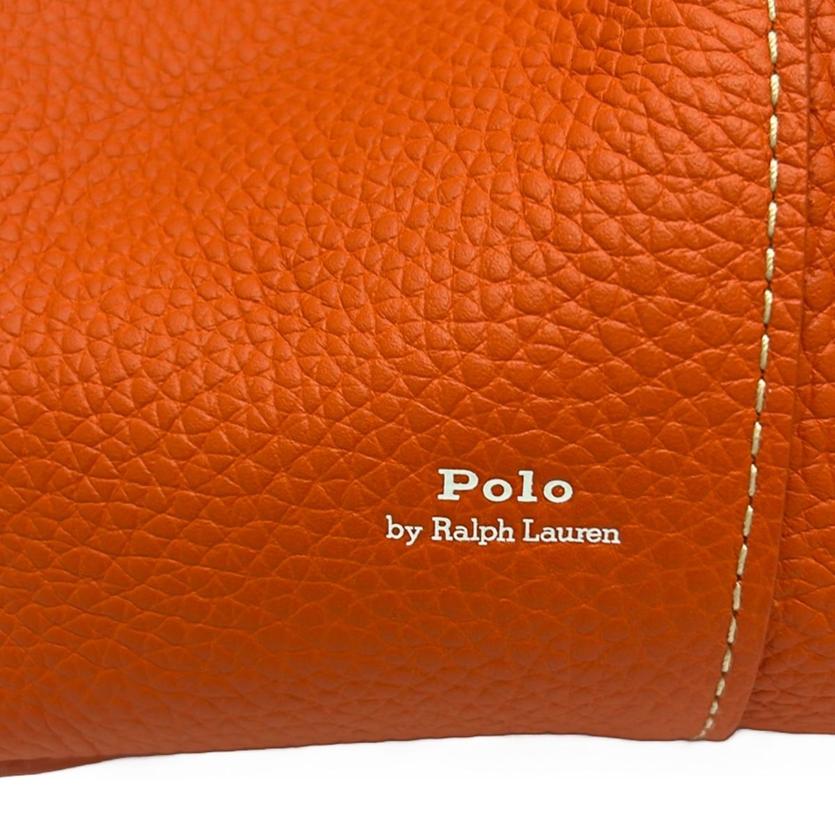 POLObyRalphLauren(ポロラルフローレン) トートバッグ Polo Play レザー トート サンセット オレンジ レザー POLObyRalphLauren(ポロラルフローレン) トートバッグ Polo Play レザー トート サンセット オレンジ レザー