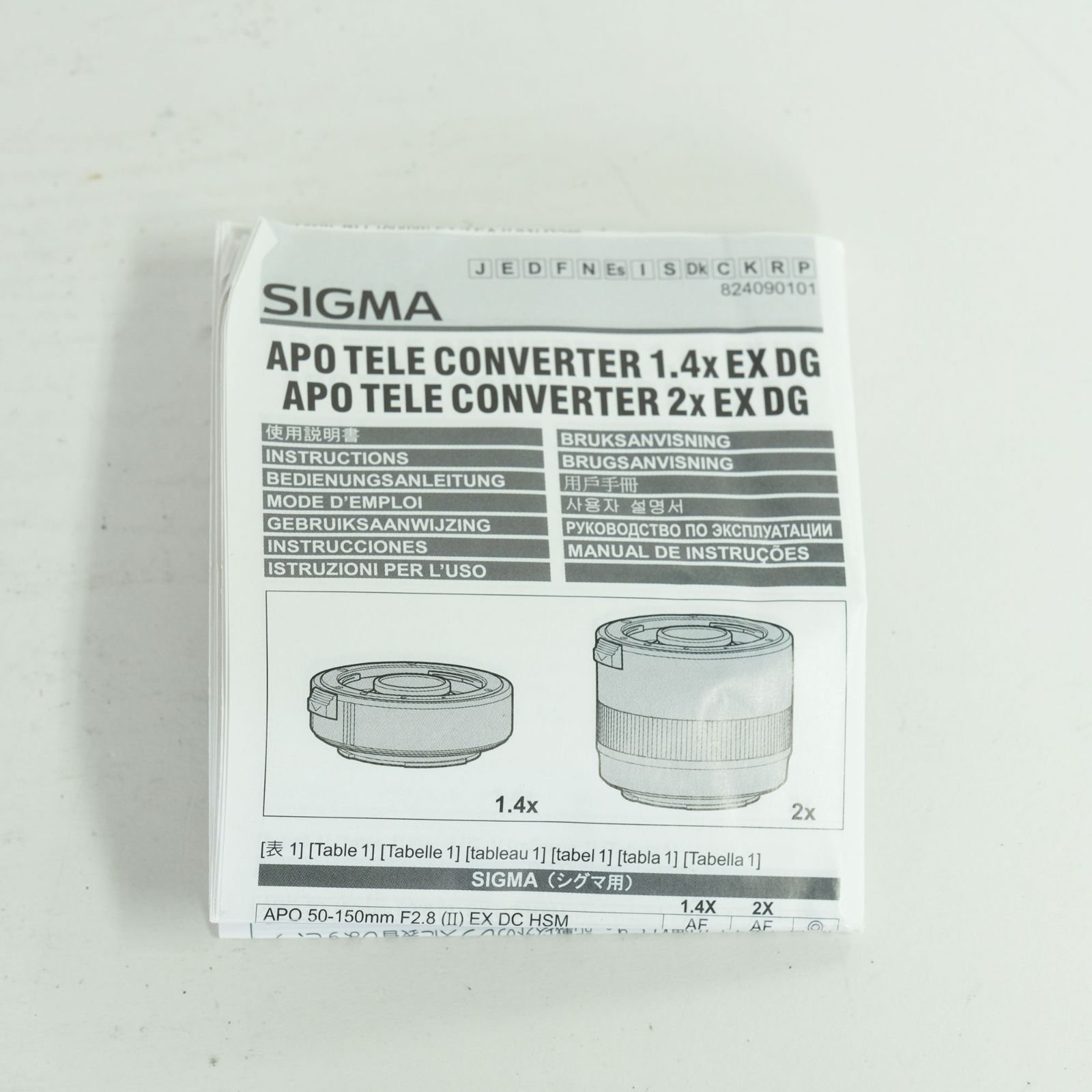 [美品] SIGMA APO TELE CONVERTER 1.4x EX DG （キヤノン用）