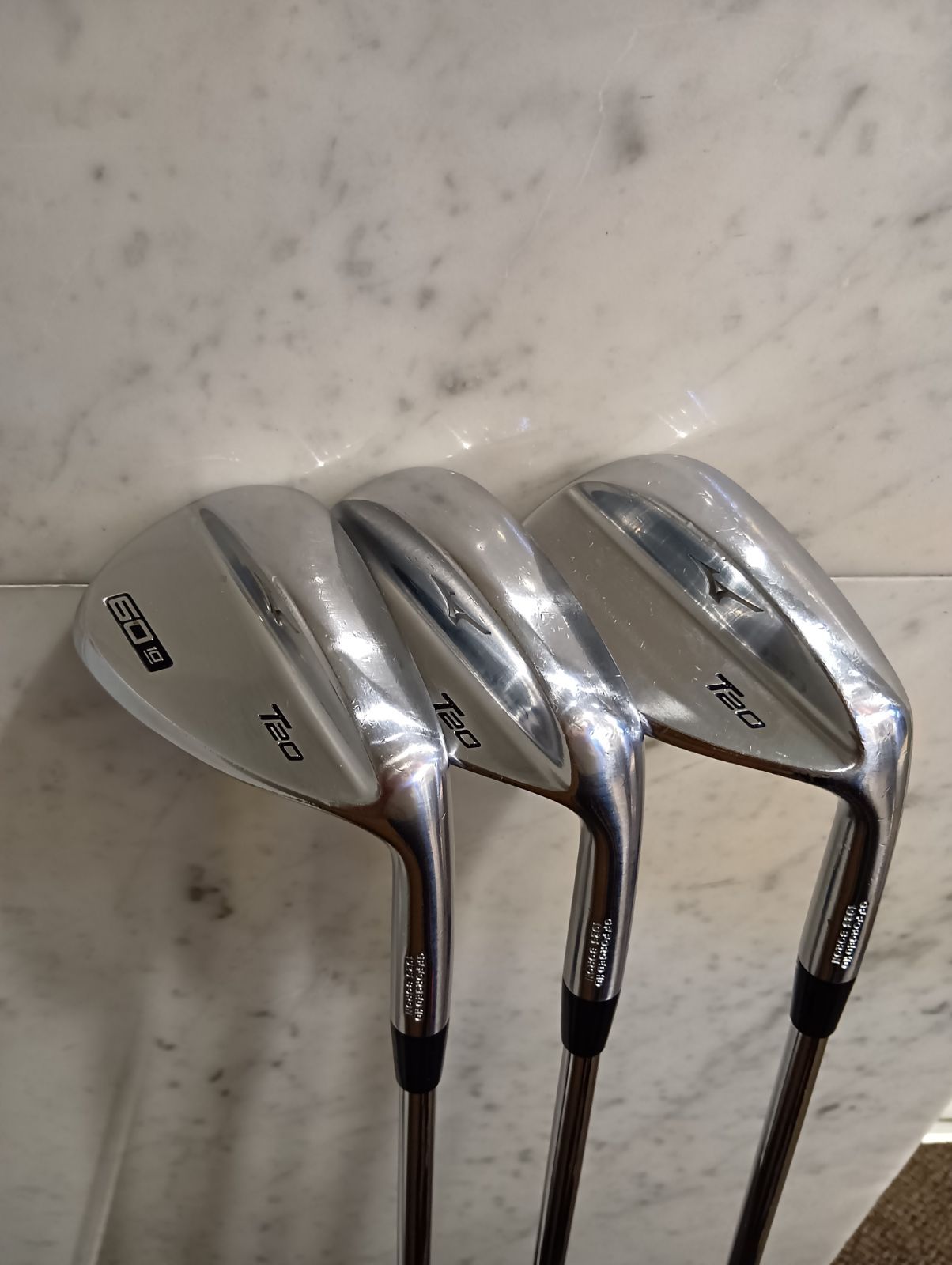 Wg【中古品】【3本セット】ミズノ T20 ウェッジ サテン＆ミラー仕上げ