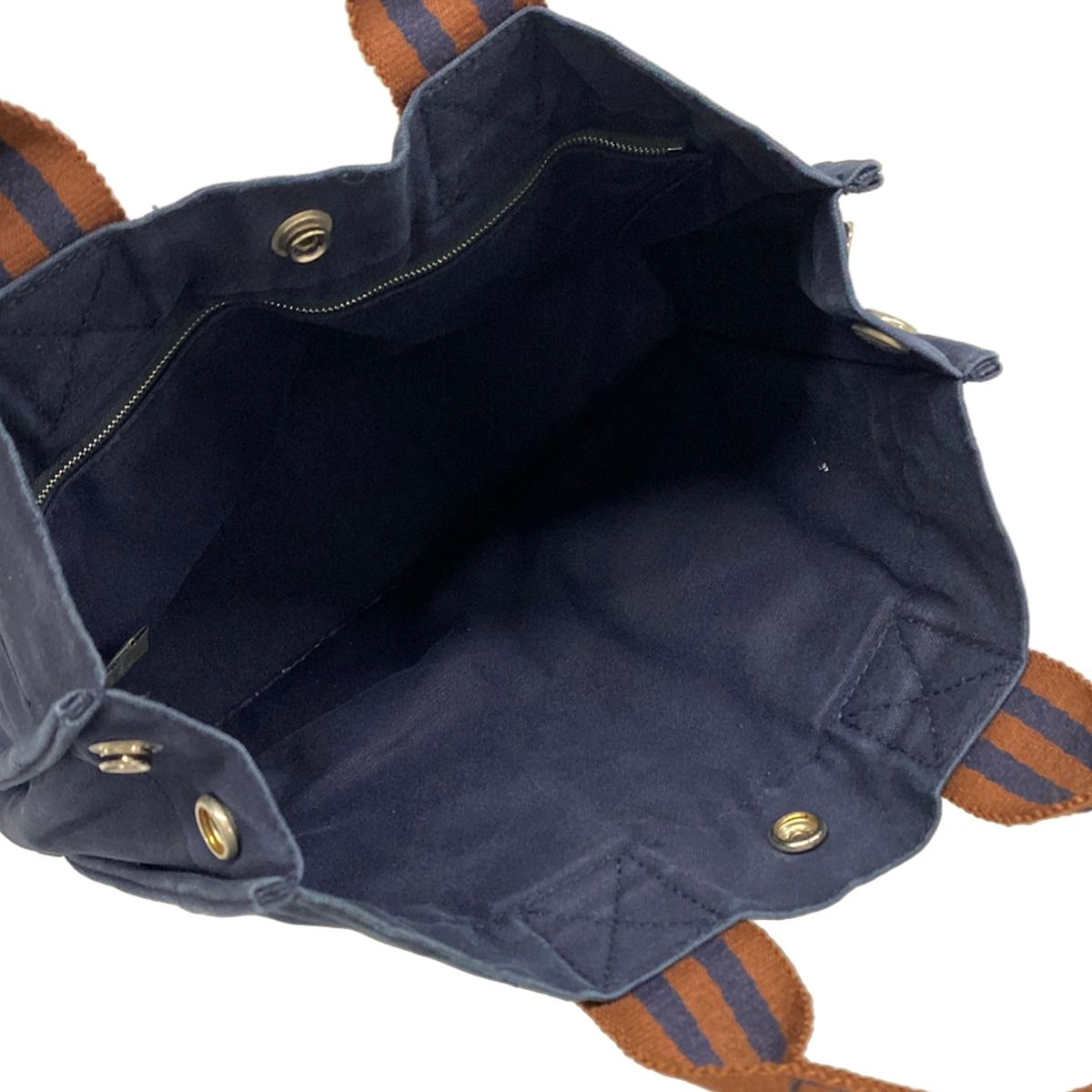 HERMES(エルメス) トートバッグ フールトゥトートPM ネイビー×ダーク HERMES(エルメス) トートバッグ フールトゥトートPM ネイビー×ダーク