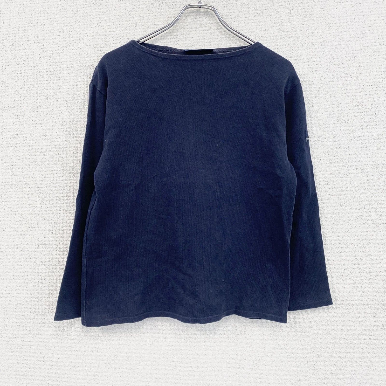 SAINT JAMES」 長袖Tシャツ 40 ネイビー メンズ SAINT JAMES セント 