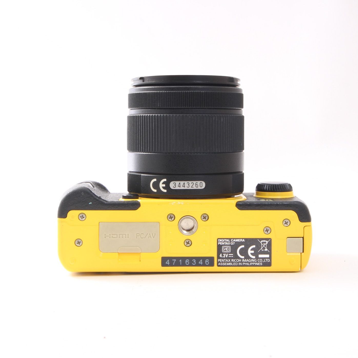 【奇跡のショット数326！】PENTAX Q7 イエロー ダブルレンズキット PENTAX ペンタックス Q7 イエロー + SMC PENTAX 5-15mm F2.8-4.5 ED AL