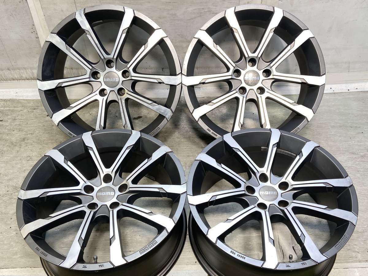 19x8.5 38 114.3-5穴 　 クアンタムエボ 中古ホイール 4本セット a19260404043