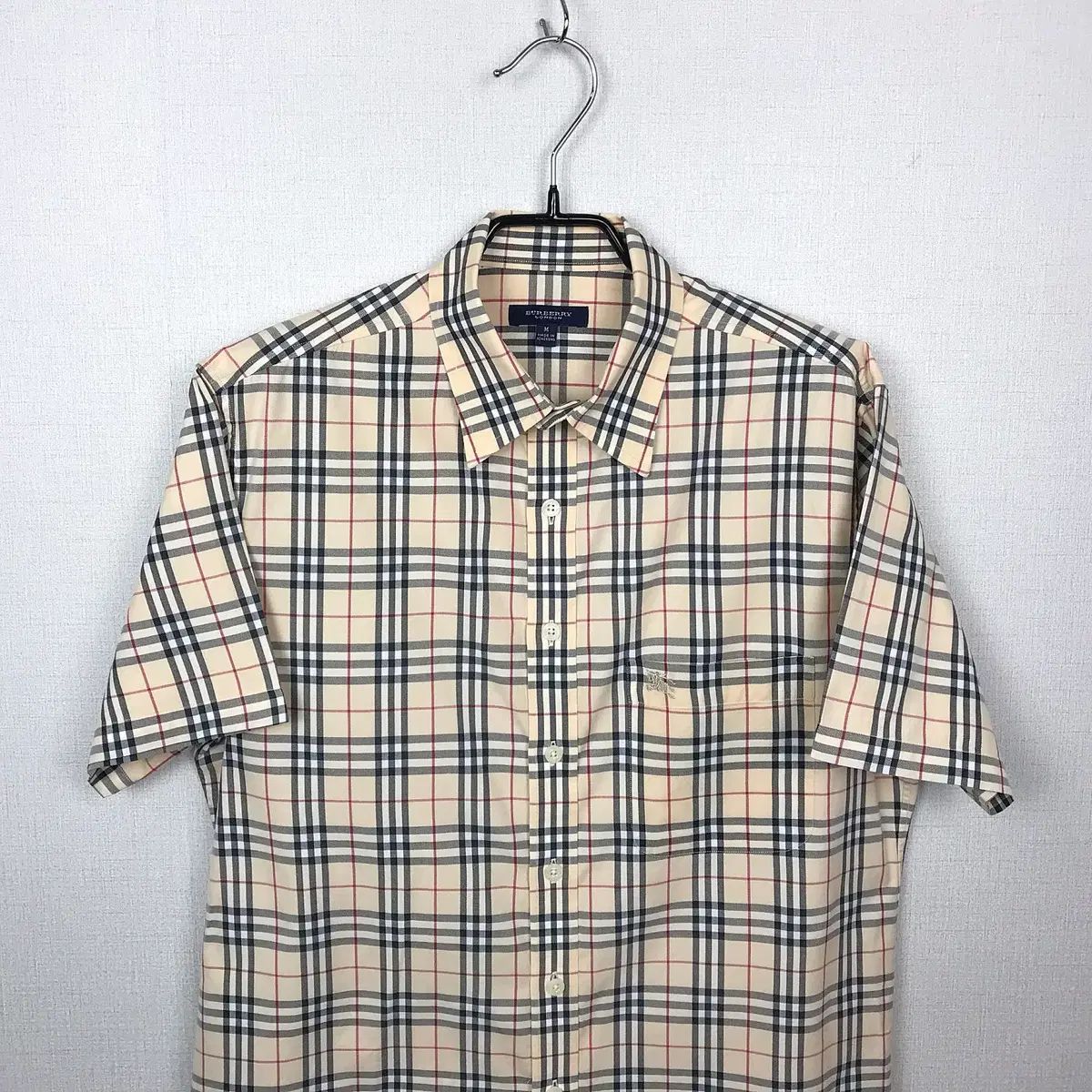 バーバリー BURBERRY ノヴァチェック 正規品 半袖 シャツ メンズ M バーバリー BURBERRY ノヴァチェック 正規品 半袖 シャツ メンズ M