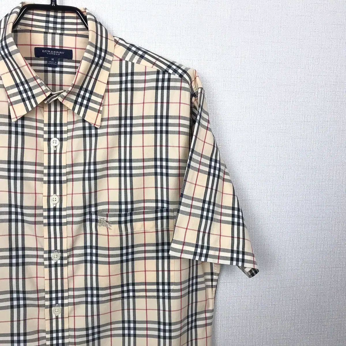 バーバリー BURBERRY ノヴァチェック 正規品 半袖 シャツ メンズ M バーバリー BURBERRY ノヴァチェック 正規品 半袖 シャツ メンズ M