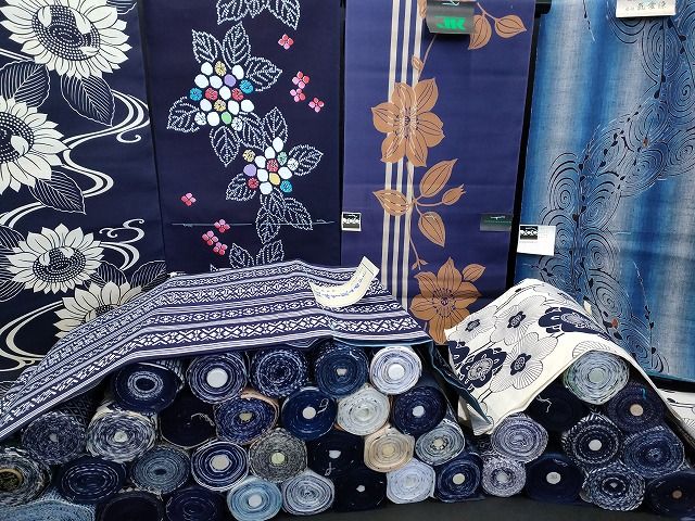 平和屋本店■浴衣反物 まとめて 45点 花柄 向日葵 JUNKO KOSHINO 辨慶染 気愛染 博多献上ゆかた など 全て未使用 ppp3812
