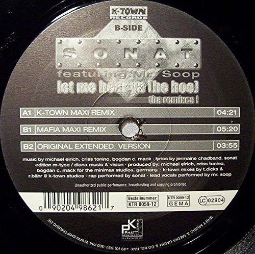 【CD】Let me hear ya-Remixes (hee ho; feat. Mr. Soop) / Vinyl Maxi Single [Vinyl 12'']