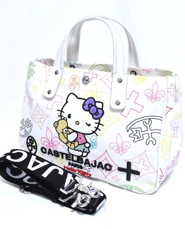 新品 カステルバジャック【KITTON】キティちゃん 2WAY トートバッグ CASTELBAJAC IKETEI