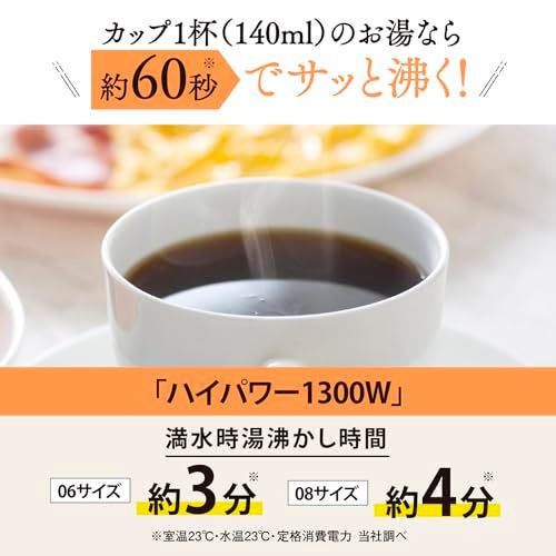 象印マホービン 電気ケトル 0.6L サンドグレー CK-SA06-HZmi a502e31b