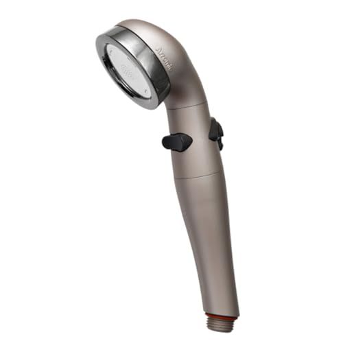 アラミック シャワーヘッド 節水 高水圧 水量調整可 止水ボタン シャンパンゴールド 日本製 ST-C3BDmi d3ccc205