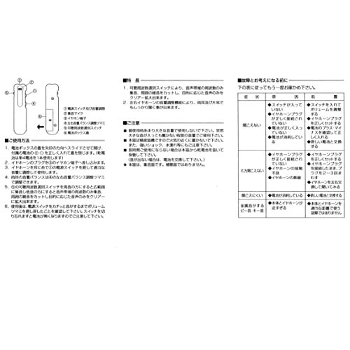 アネックスツール(Anex) 超高感度集音器 効聴 ブラック KR-77mi 69ee994b アネックスツール(Anex) 超高感度集音器 効聴 ブラック KR-77mi 69ee994b