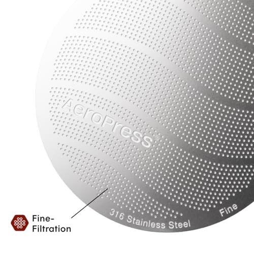 AeroPress ステンレススチール再利用可能フィルター - メタルコーヒーフィルター AeroPressオリジナル&AeroPress Goコーヒーメーカー用 1パック フィルター1個 グレーmi b23bf8f9 AeroPress ステンレススチール再利用可能フィルター - メタルコーヒーフィルター AeroPressオリジナル&AeroPress Goコーヒーメーカー用 1パック フィルター1個 グレーmi b23bf8f9