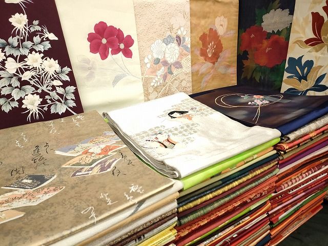 平和屋本店■名古屋帯 まとめて100点 人物 辻が花 更紗 花柄 手描き 金銀糸 など 着用可能多数 未使用品あり 全て正絹 se4147