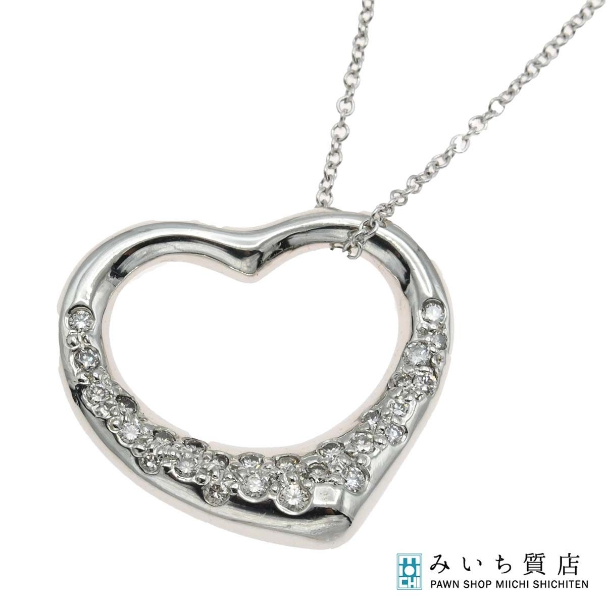 仕上げ済 Tiffany&Co. ティファニー ネックレス オープンハート
