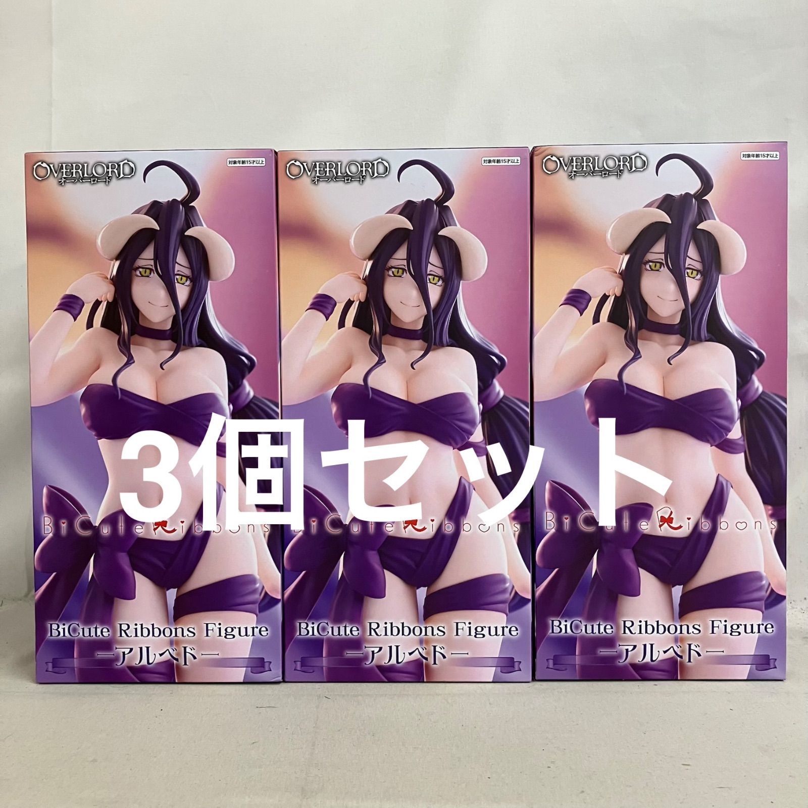 未開封 オーバーロード BiCute Ribbons Figure アルベド フィギュア 3 