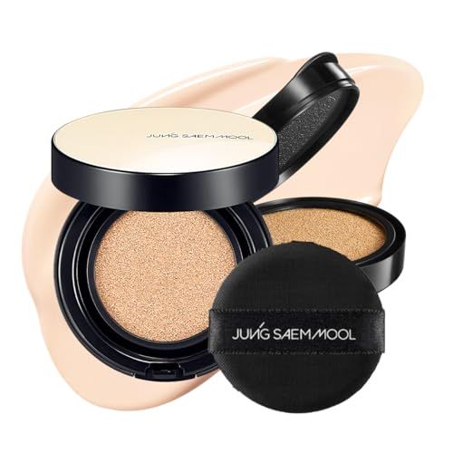 [JUNG SAEM MOOL 公式] ESSENTIAL SKIN NUDER CUSHION SET (Cushion+refill) スキン ヌーダー クッション (本体+リフィル) SPF50+/PA+++ (CREAM PINK)ｍａ