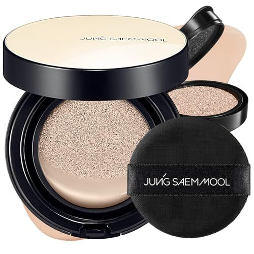 [JUNG SAEM MOOL 公式] ESSENTIAL SKIN NUDER CUSHION SET (Cushion+refill) スキン ヌーダー クッション (本体+リフィル) SPF50+/PA+++ (PINK LIGHT)ｍａ
