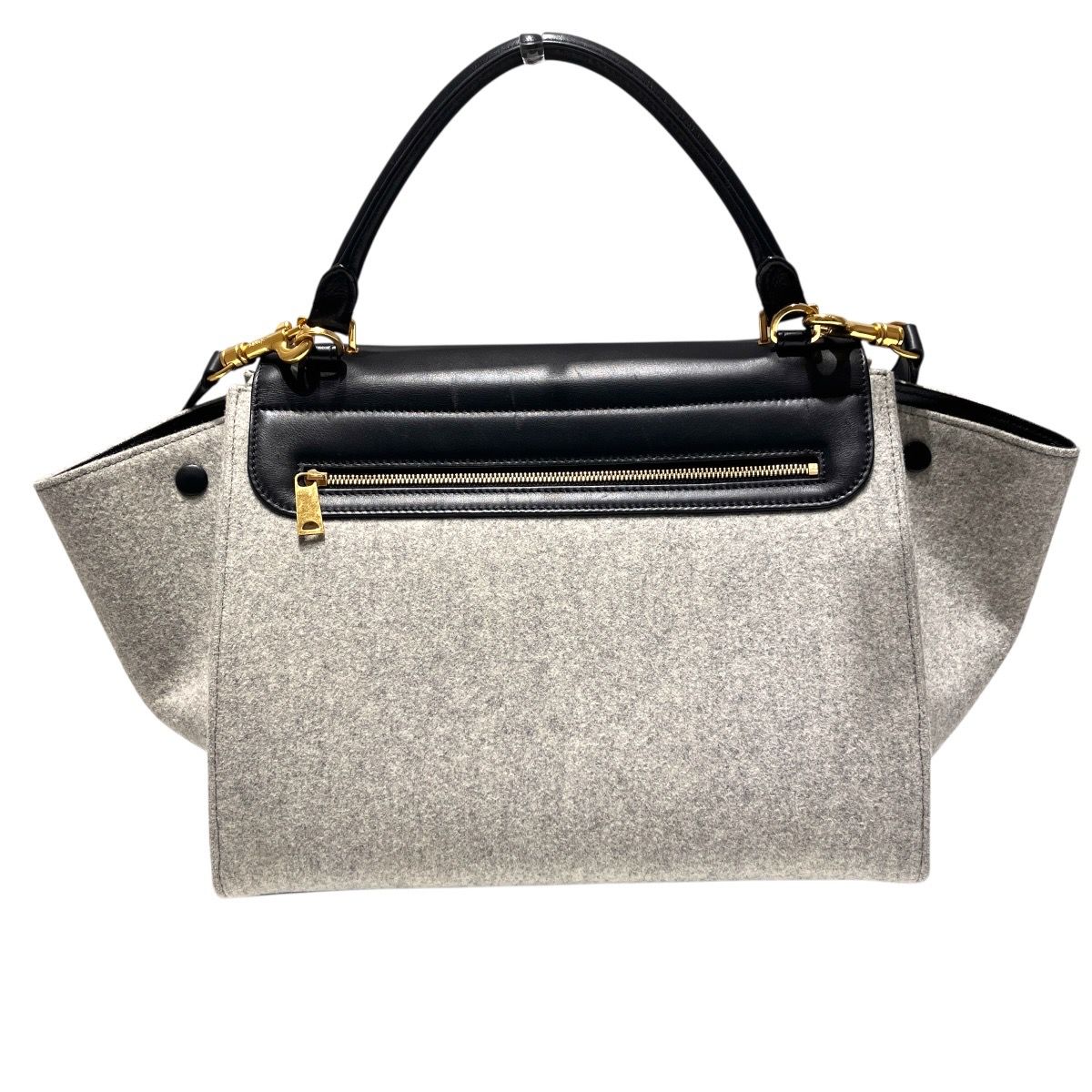 セリーヌ CELINE トラベラーズ 2way ハンドバッグ フェルト レザー 169542 レディース セリーヌ CELINE トラベラーズ 2way ハンドバッグ フェルト レザー 169542 レディース