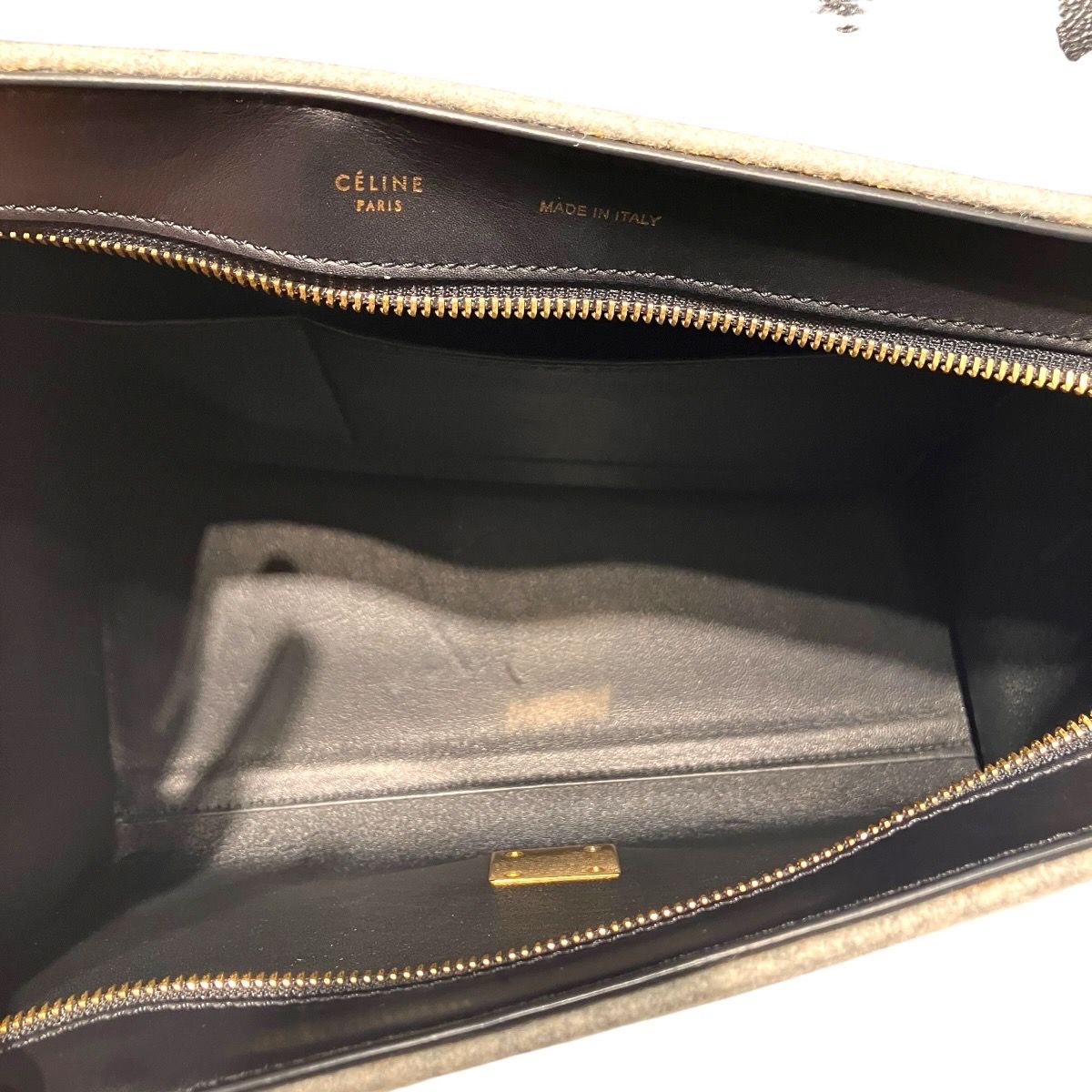 セリーヌ CELINE トラベラーズ 2way ハンドバッグ フェルト レザー 169542 レディース セリーヌ CELINE トラベラーズ 2way ハンドバッグ フェルト レザー 169542 レディース