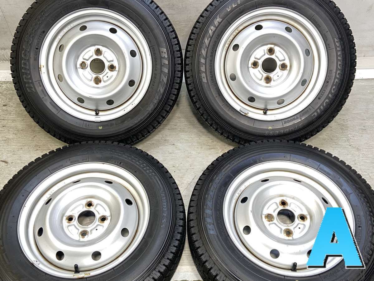 155/80R14 88/86LT ブリヂストン ブリザック VL1 TOPY E45 14x5.0 100